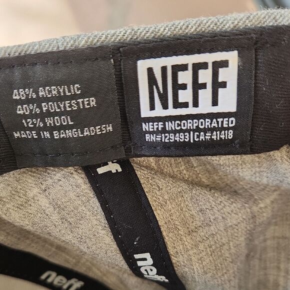 Neff Gray Cap with Colorful Brim - Picture 2 of 4